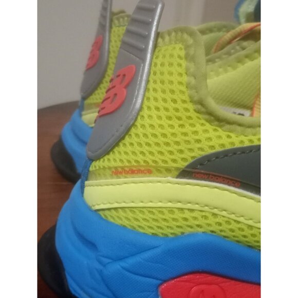 New Balance X-Racer Mode De Vie Mens Sz 8.5 Shoes Neon Green Running Sneakers - Picture 5 of 16